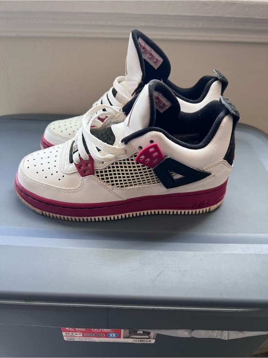 Nike Air Force Other - Kids White and Pink Low-Top Retro Sneakers